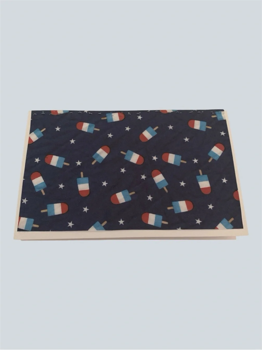 4th of July Rocket Pop Notebook – Handmade Patriotic Lined Journal 1 Set